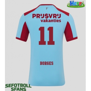 Feyenoord Goncalo Borges #11 Tredje Tröja 2025-26 Kortärmad